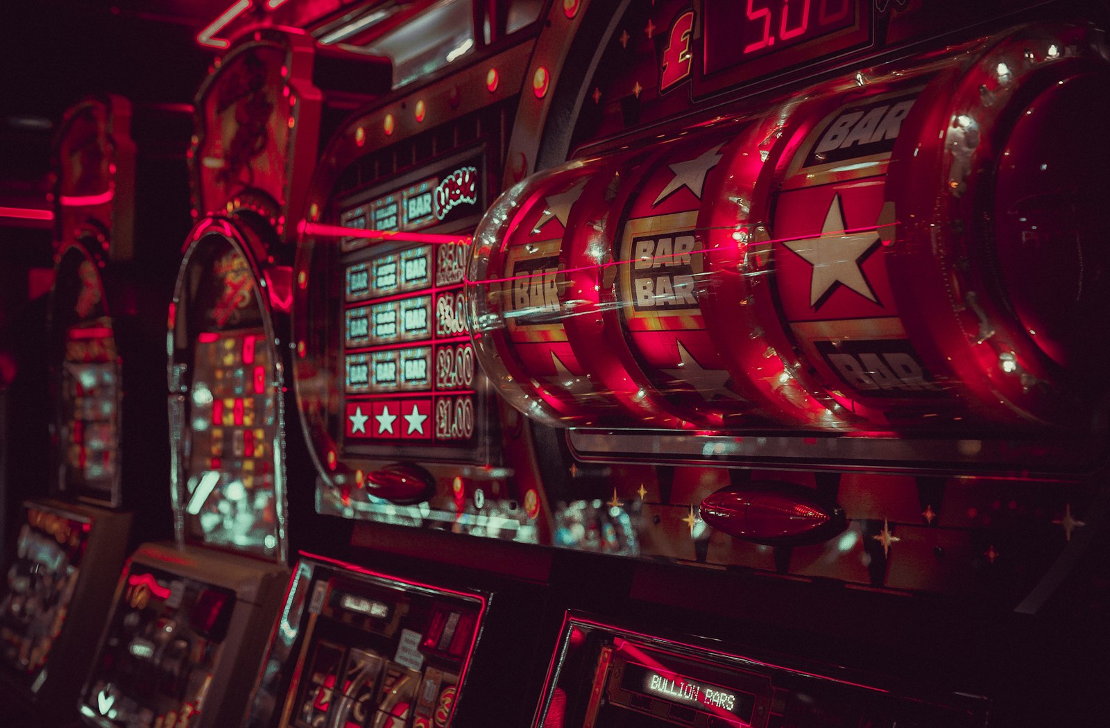 Roulette wheel and gaming table atmosphere